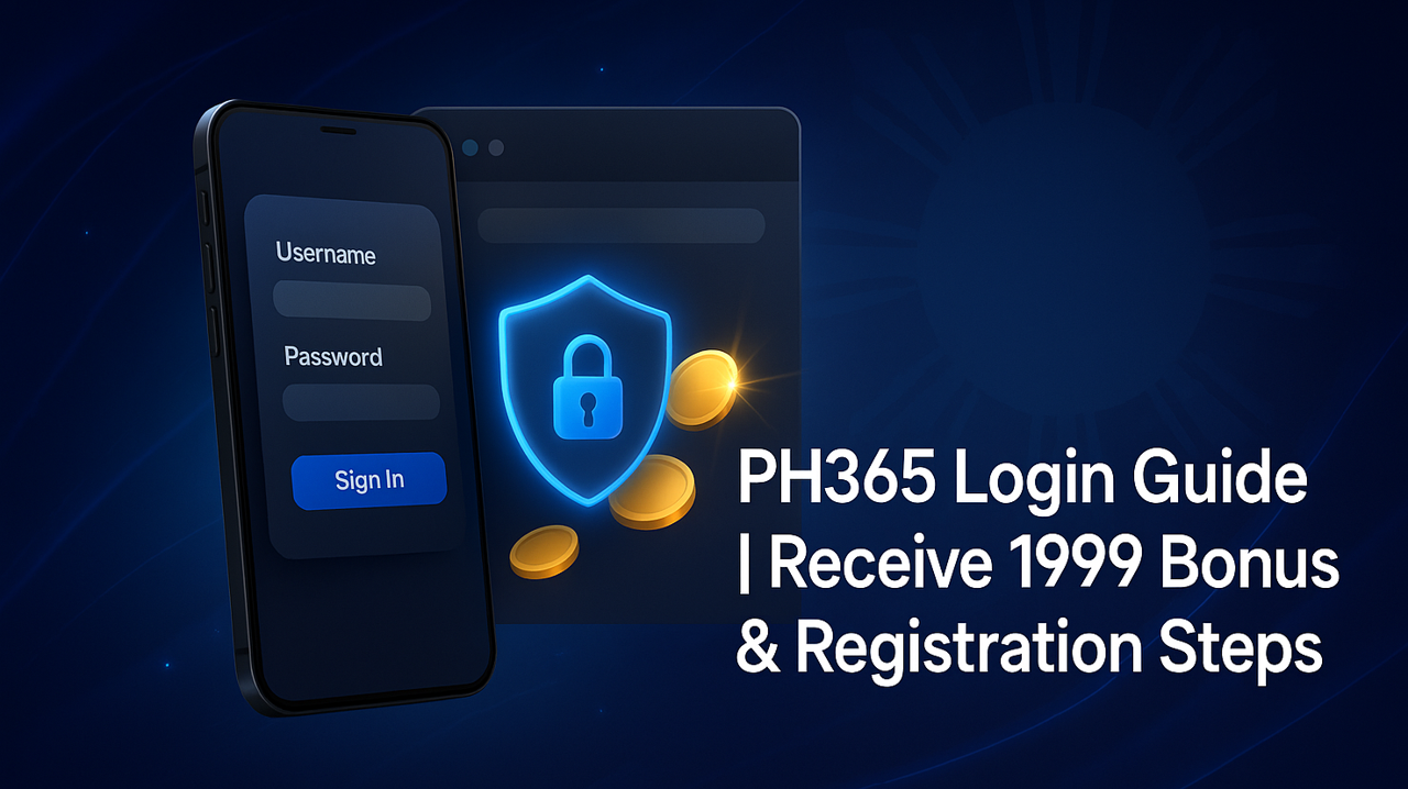PH365 Login Guide | Receive 1999 Bonus & Registration Steps